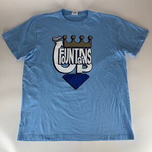 Kansas City Royals MLB Charlie Hustle Fountains Up Short Sleeve Shirt Mens XL